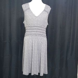 Daisy Fuentes printed, sleeveless dress